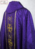 Imagem do Casula Sacerdotal com Galão Fixo Tecido Litúrgico Bordado Cruz