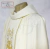 Casula Sacerdotal com Galão Fixo Bordado Cruz - comprar online