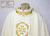 Casula Sacerdotal com Galão e Gola Bordada Tema Cruz na internet