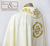 Imagem do Casula Sacerdotal com Galão e Gola Bordada Tema Cruz