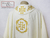 Casula Sacerdotal com Galão e Gola Bordada Tema Cruz - comprar online