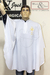 Veste (bata / Opa) c/ Zíper Leitor / Ministro (Bordado Cruz Liturgia) - comprar online