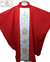Casula Sacerdotal com Galão Bordado Espirito Santo - Marly & José Vestes Litúrgicas