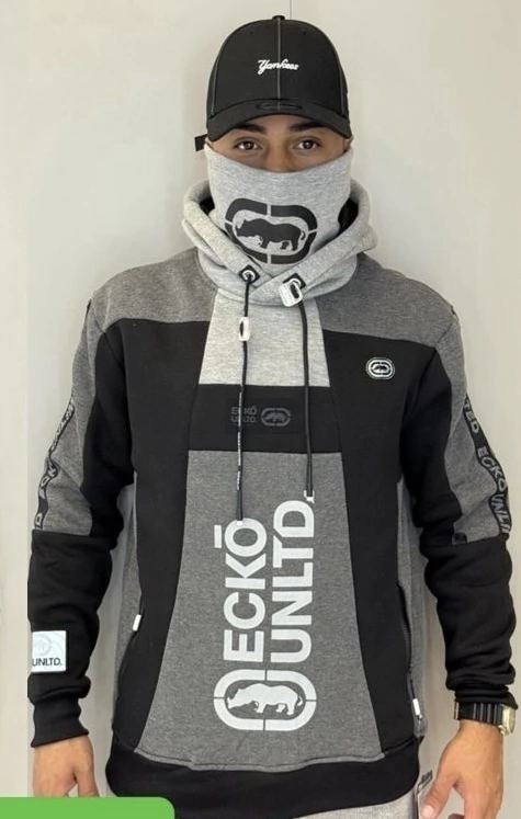 Blusa Ecko cinza modelo 2025