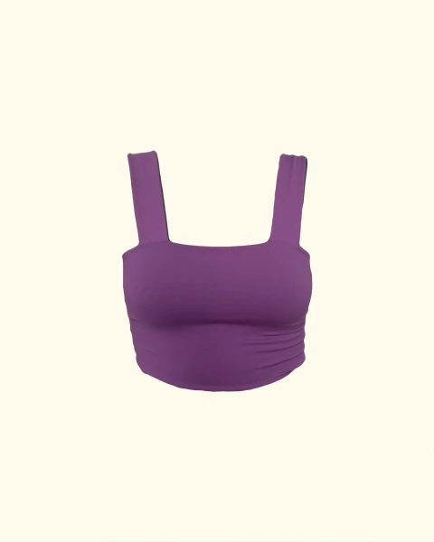 Top Reto Dupla Face Lilás + Oceano - comprar online