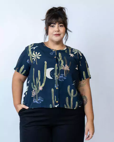 Blusa de Botão Luar do Sertão