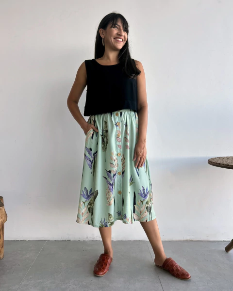 Saia Midi Helicônia