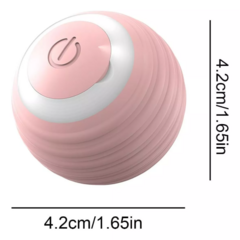 Bola Interactiva para Mascotas Automatica Rosa