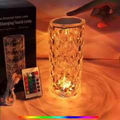 Diamond Rose Lampara Velador Led - comprar online