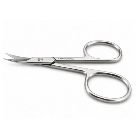 Tijera para cuticula punta aguda de 9,5 cm