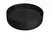 BACHA DE APOYO REDONDA NEGRO MATE L.12040.94