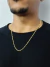 Colar Longo Elos Folheado a Ouro 18 K/ Unissex - loja online