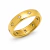 Anel Sol Zircônia Folheado a Ouro 18 K