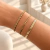 Pulseira Feminina Malha Elegante Dourada - comprar online