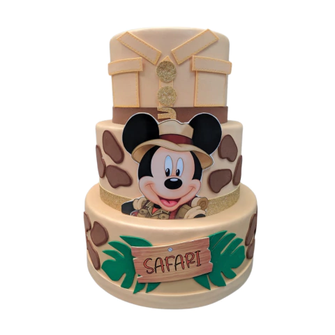 BOLO FAKE MICKEY SAFARI 3 ANDARES - comprar online