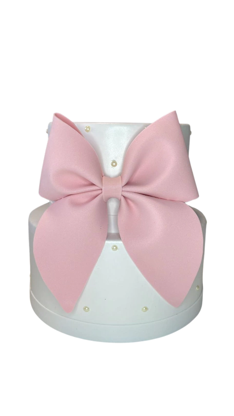 BOLO FAKE LAÇO ROSA - comprar online