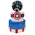 BOLO FAKE CAPITÃO AMERICA