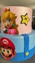 BOLO FAKE PRINCESA PEACH E MARIO BROS - Catavento Festas