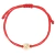 Pulseira fio vermelho e ouro amarelo 18k Signo Sagitário