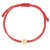 Pulseira fio vermelho e ouro amarelo 18k Signo Peixes