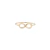 Anel infantil ouro amarelo 18k Infinito