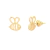 Brinco infantil ouro amarelo 18k Abelha
