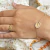 Anel ouro amarelo 18k e esmeraldas Medalha Milagrosa de Nossa Senhora das Gracas na internet