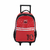 Mochila Filgo Starpak 18" con carrito / Futbol Rojo - comprar online