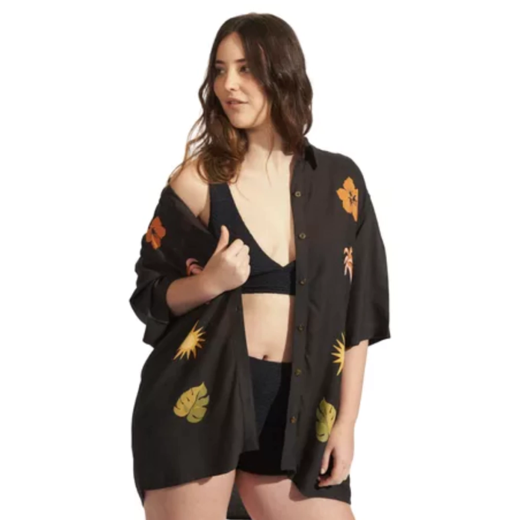 Camisa Mujer Billabong Return Vacation Oversize