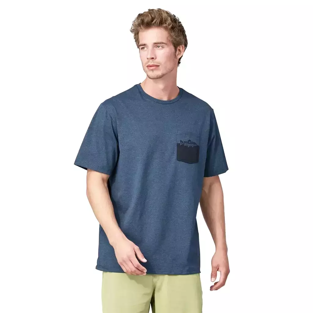 Remera Patagonia Hombre M's Wild Waterline Pocket