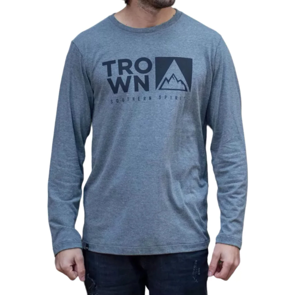 Remera Trown Front Ml Unisex