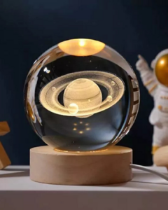 ESFERA MÁGICA DE CRISTAL 3D / LUZ LED TENUE / CON ESTUCHE DE REGALO - tienda online