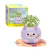 Kit Plant-A-Pet Bunny Plantação Coelhinho da Faber-Castell com vaso lilás em formato de coelho e plantas verdes crescendo