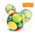 Brinquedo interativo Bright Starts Wobble Bobble Ball, uma bola colorida com texturas para bebês de 3 a 36 meses.