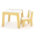 Conjunto Mesa e Cadeira Infantil Branco