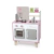 Cozinha de Madeira Infantil rosa janod com acessórios. Pia, fogão, forno