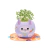 Kit Plant-A-Pet Bunny Plantação Coelhinho da Faber-Castell com vaso lilás em formato de coelho e plantas verdes crescendo