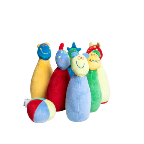 Boliche de Pano Baby Monstrinhos