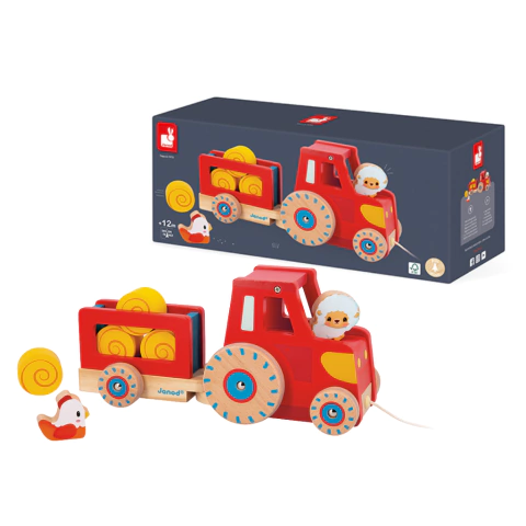 Trator Fazenda De Madeira - Janod