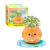 Kit Plant-A-Pet Kitty Plantação Gatinho da Faber-Castell com vaso laranja em formato de gato e plantas verdes crescendo