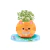 Kit Plant-A-Pet Kitty Plantação Gatinho da Faber-Castell com vaso laranja em formato de gato e plantas verdes crescendo