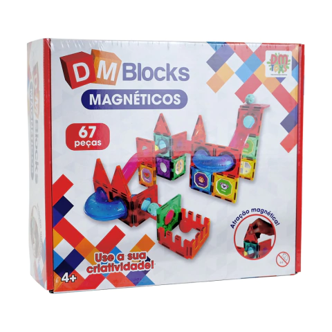 Dm Blocks - Blocos Magnéticos 67 peças