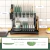 Escurridor Platos Secaplatos Acero Inoxidable Cocina 2 Pisos - comprar online