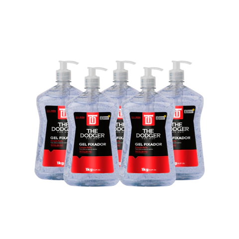 GEL FIXADOR INCOLOR 1kg - THE DODGER - 5 UNIDADES
