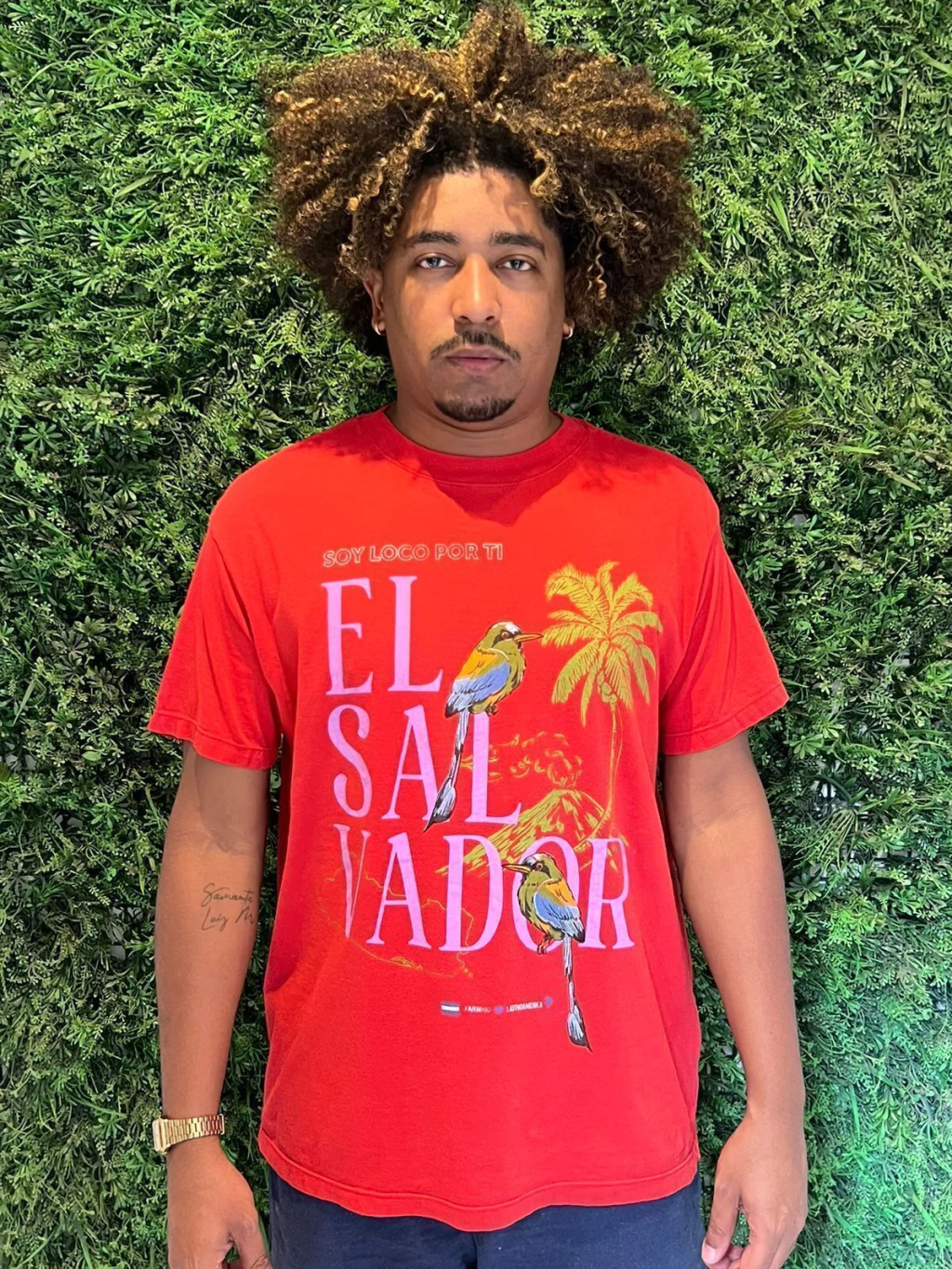 T SHIRT MEDIA SOY EL SALVADOR