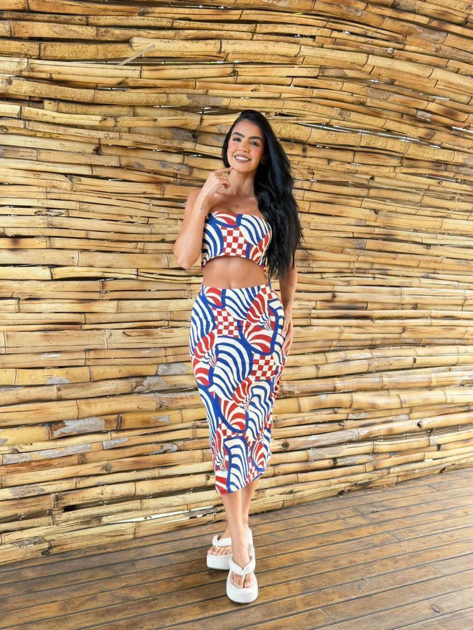 SAIA MIDI CONCHA GRAFICA E