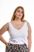 Musculosa escote espejo, en V - comprar online