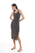 Vestido largo, espalda deportiva - comprar online