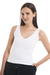 Musculosa escote espejo, en V - comprar online