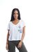 Remera básica escote en V, Tigre-Flores - comprar online